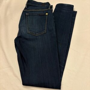 7 For All Mankind Dark Indigo Skinny Jeans